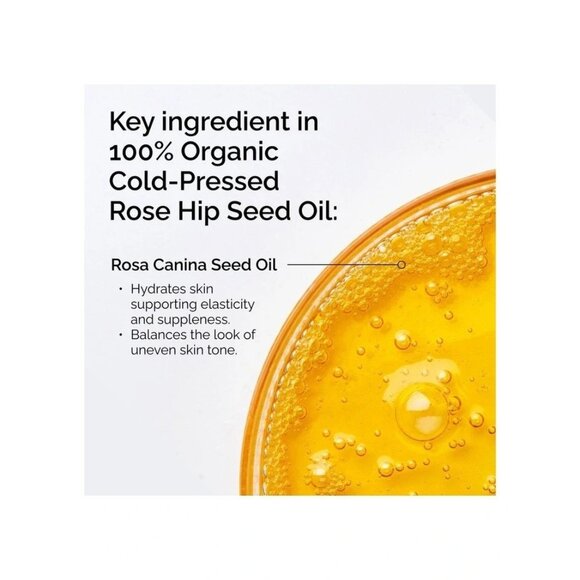 The Ordinary 100% Organic Cold-Pressed Rose Hip Seed Oil for Aging Skin New 30mL - Picture 7 of 9